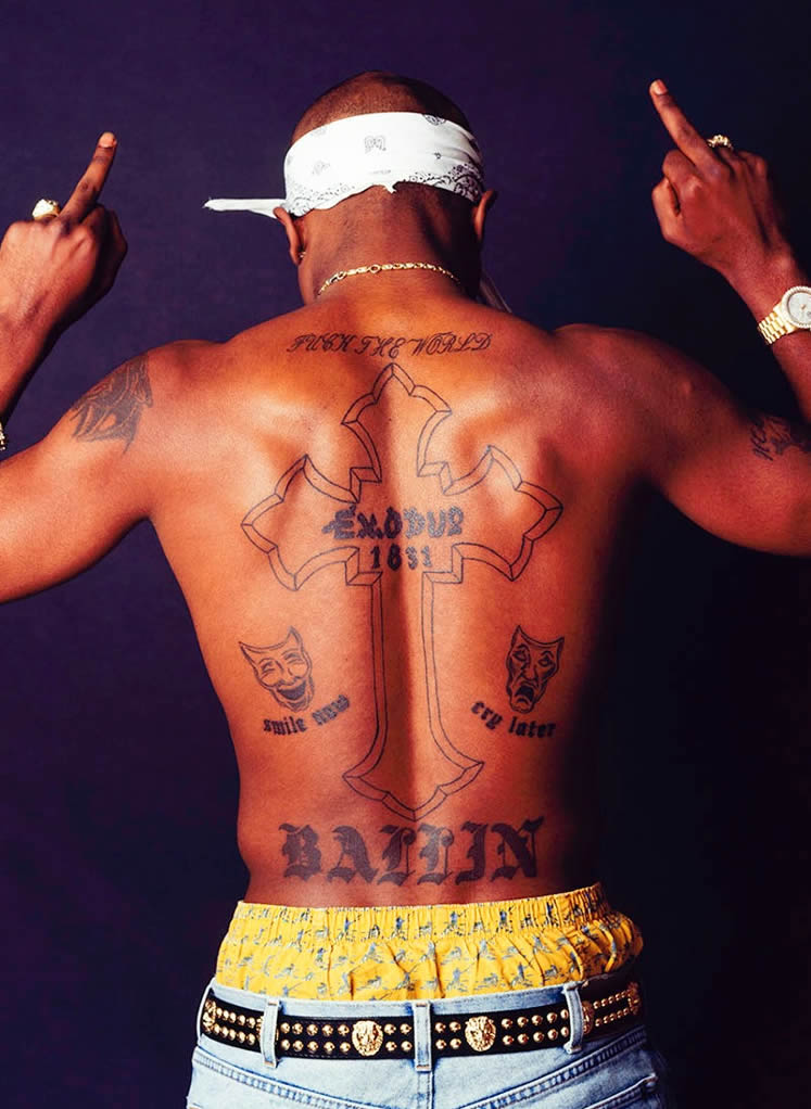 Tupac Shakur's 21 Tattoos & Their Meanings – Body Art Guru | Thug life  tattoo, Tupac, Tupac shakur